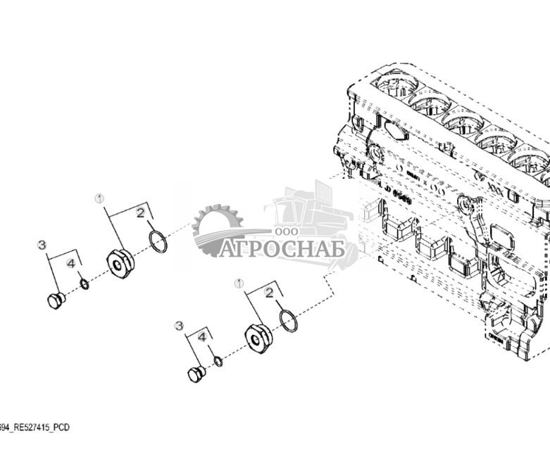 2694 Фитинги нагревателя охлаждающей жидкости двигателя - ST85583 162.jpg